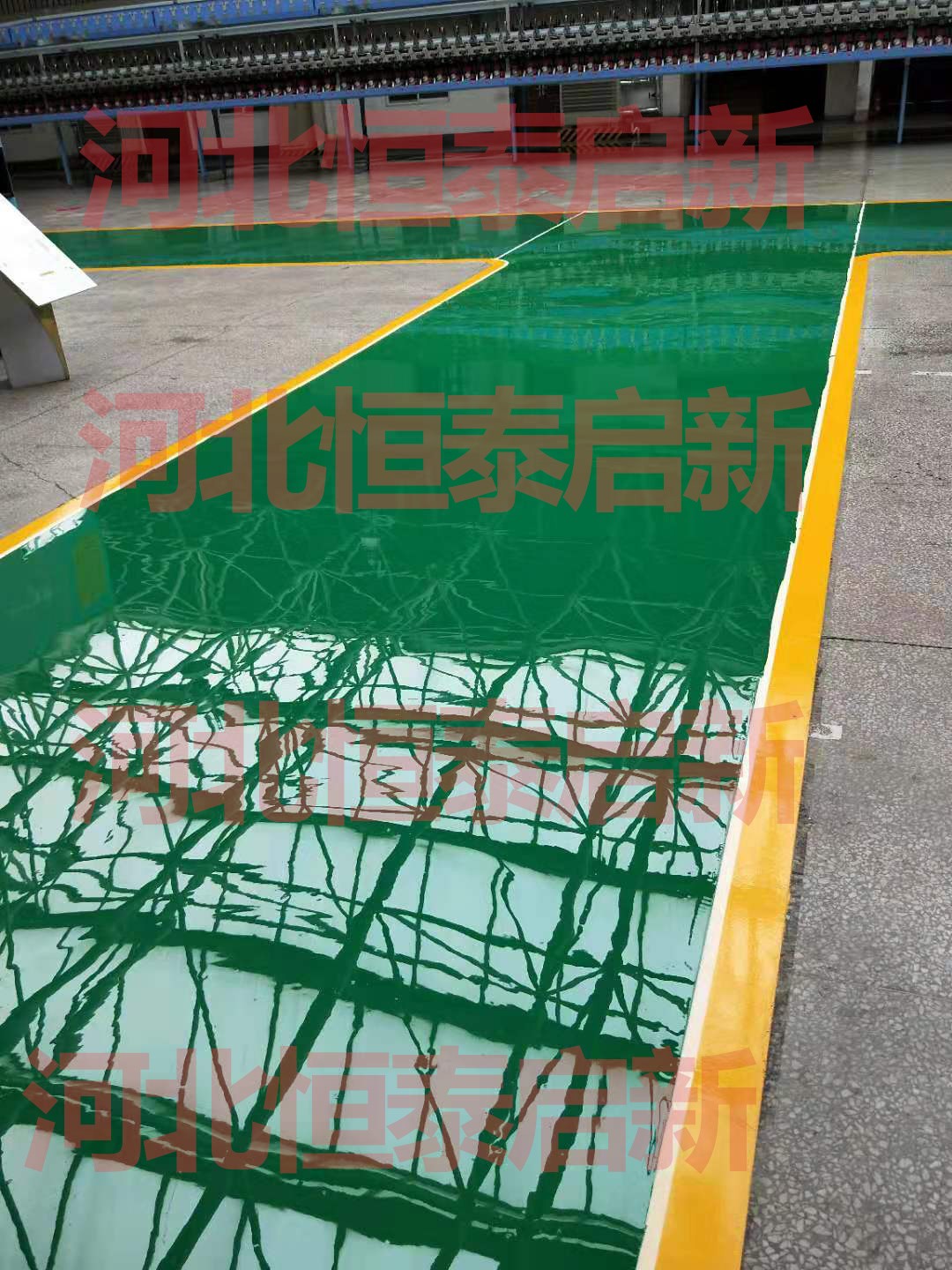 棉纺厂混凝土地面固化自流平案例
